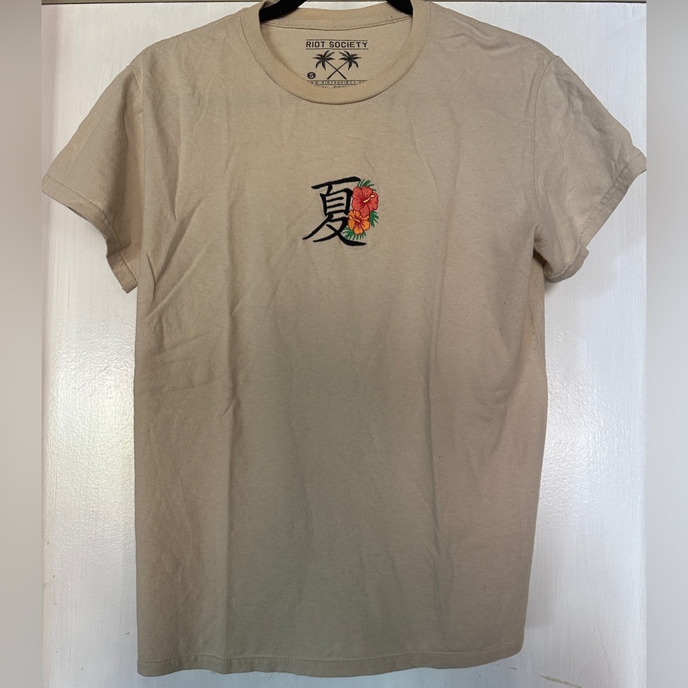 Riot Society Embroidered Graphic Tee